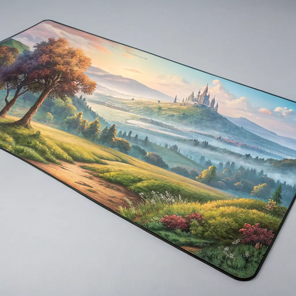 Felt Gaming Mat - Green Grass